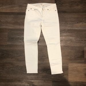 Jcrew white jeans